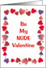 Be My Nude Valentine card