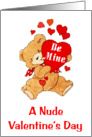 Be My Nude Valentine card