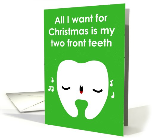 Two front teeth card (533189)