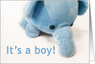 Announcement Baby Boy card
