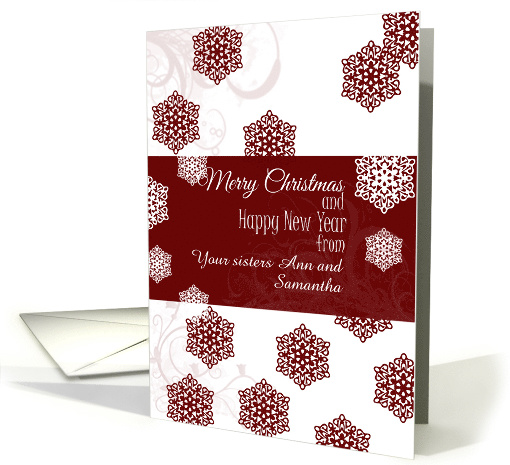 Custom name/ relationship Christmas & New Year card with... (1139606)