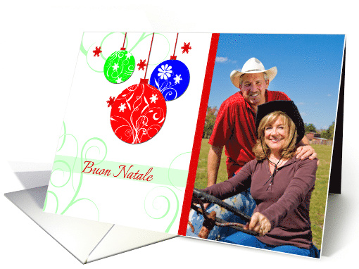 Italian Photo Christmas greetings- Buon Natale -... (1156066)