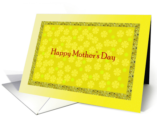 Mother's Day Yellow Flowers card (547135)