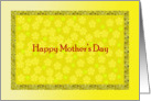 Mother’s Day Yellow Flowers card