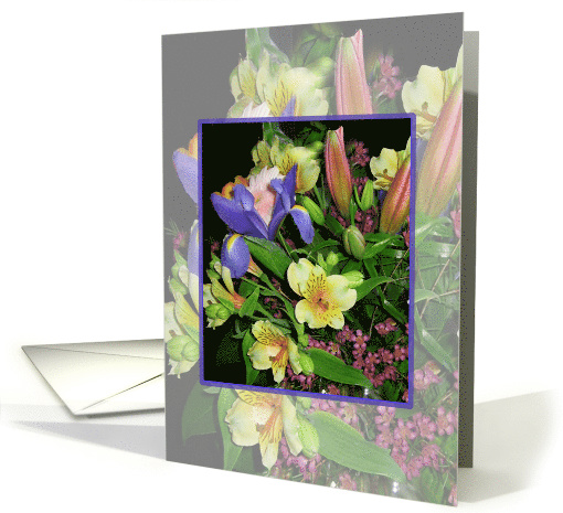 Birthday Flowers card (552784)