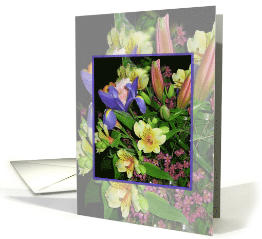 Birthday Flowers card (552784)