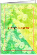 Easter flowers card