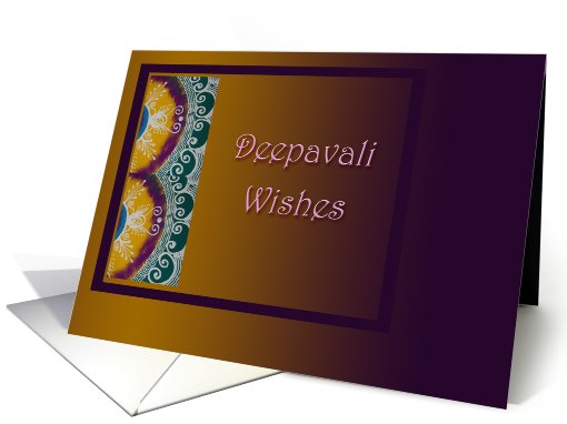 Diwali Wishes -Rangoli Design card (622002)