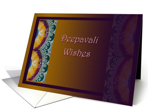 Diwali Wishes -Rangoli Design card (622003)