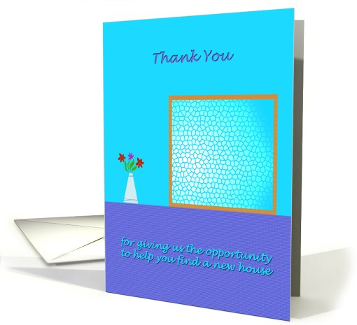 Thank You - Realtor Business - buy house card (693600)