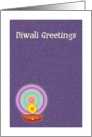 Diwali Greetings Lamp card