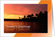 Christmas- Coastal Picture card