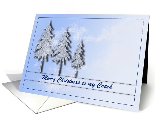 Christmas - Trees - Coach card (713274)