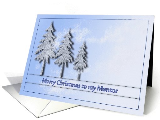 Christmas - Trees - Mentor card (713275)