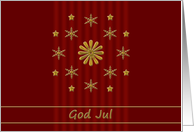 God Jul Christmas Card