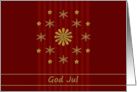 God Jul Christmas Card