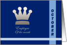 Employee of the month October card