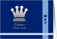 Employee of the month May card