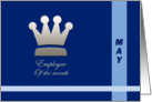 Employee of the month May card