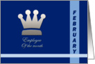Employee of the month February card