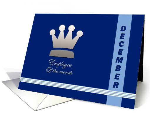 Employee of the month December card (729453)