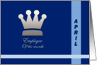 Employee of the month April card