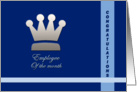 Employee of the month card