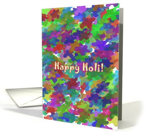 Happy Holi - Splash of colors card (748069)