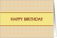 Happy Birthday Employee card