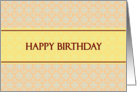 Happy Birthday Employee card