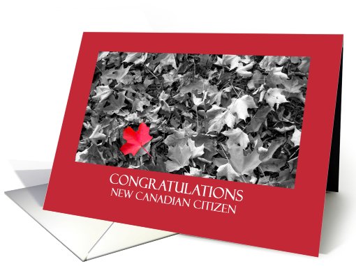 Congratulations new Canadian citizen card (789393)