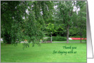 Business Thank you for staying in resort card