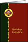 Indian wedding invitation card - Ganesha card