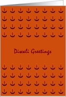 Diwali Greetings - Lamps card