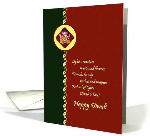Diwali Greetings - Lord Ganesha card (798180)