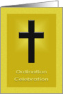 Ordination Invitation - Cross card