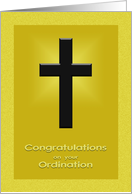 Congratulations on Ordination card