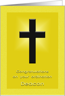Congratulations on ordination - Deacon card