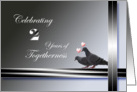 2nd Wedding Anniversary-Pigeons card