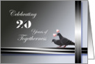 20th Wedding Anniversary Invitation-Pigeons card
