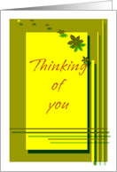 Thinking of you card