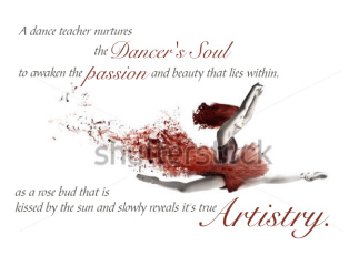 Contemporary Dance Teacher Appreciation Day Inspirational