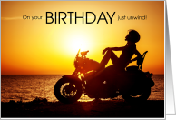 Babe biker happy birthday Holy Hotties!