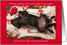 from the Dog for Pet Mom Funny Holiday Schnauzer card