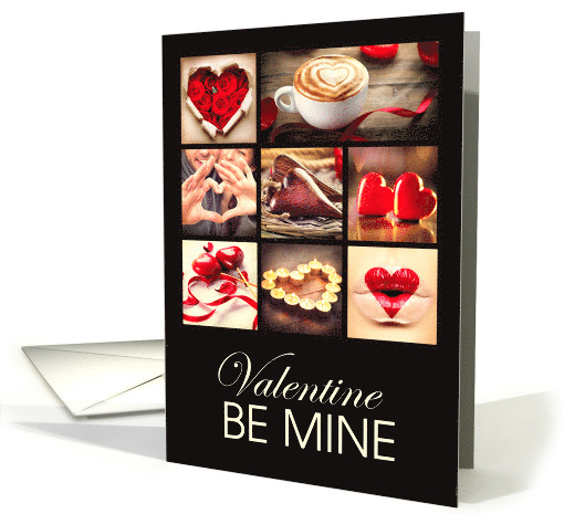 Valentine Be Mine Treats and Hearts card (1556012)