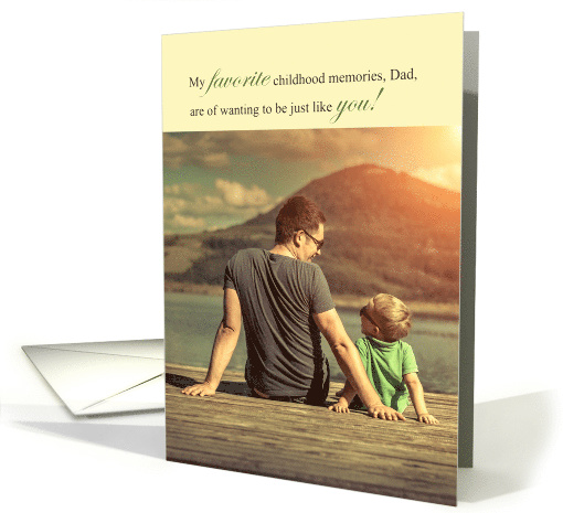 from Son for Dad on Father's Day Lakeside View card (1569236)