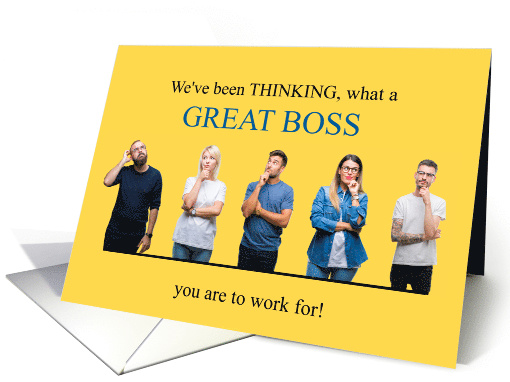 Boss's Day from the Group We've Been Thinking card (1575242)