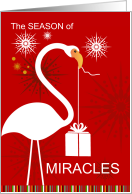 for Expecting Parents on Christmas Cute Stork card