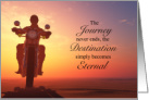 Sympathy a Motorcycle Eternal Journey card