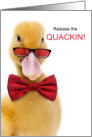 Funny Easter Release the Quackin Play on Words card